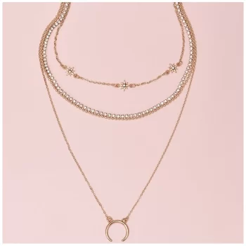 Naszyjnik choker delikatny 4W1  N747