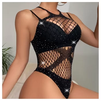 TUBA BODYSTOCKING BODY KABARETKA STRÓJ BIELIZNA r.UNIWERSALNY BZN01