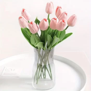 Sztuczna roślina ozdoba Tulipan 36 cm 1 szt SZR06R