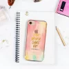 ETUI NA TELEFON IPHONE 5/5S - LOVE NEVER GIVES UP ETUI16WZ7