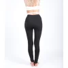 Sportowe Legginsy Fitness Trening Czarne LLEG19L