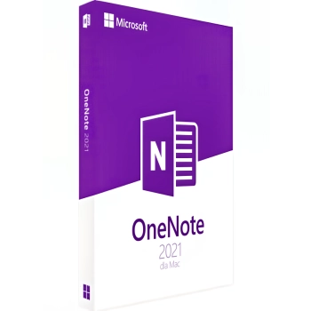 Microsoft OneNote 2021 dla Mac - licencja wieczysta ESD 1 PC