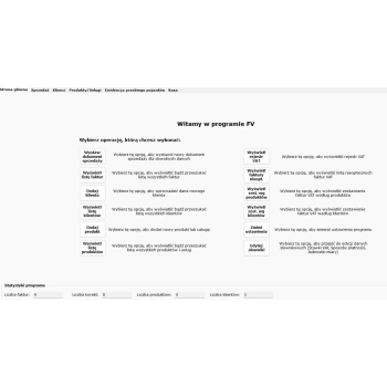 FV-Ando ustawienia główne