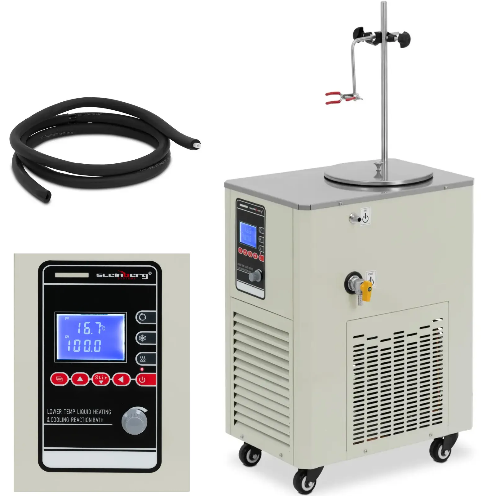 Cyrkulator chłodzący do laboratorium przemysłu kompresor 2430 W 20 l/min