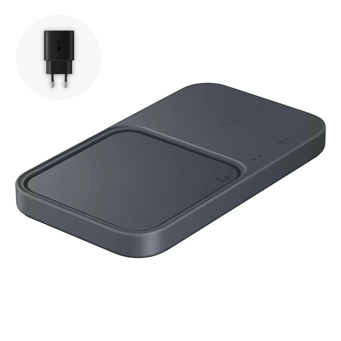 Ładowarka Samsung indukcyjna 15W - czarna + ładowarka sieciowa + kabel
