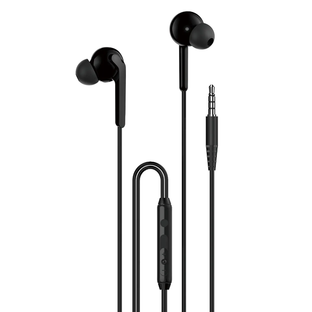 Słuchawki przewodowe dokanałowe X3+ USB-C - czarne