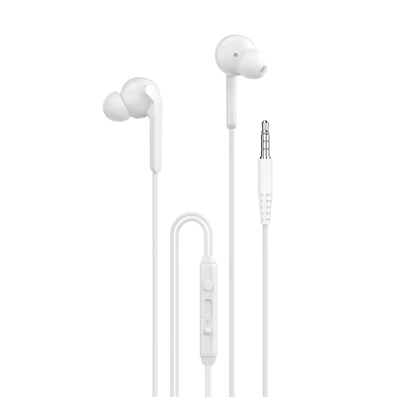 Słuchawki przewodowe dokanałowe X3+ USB-C - białe