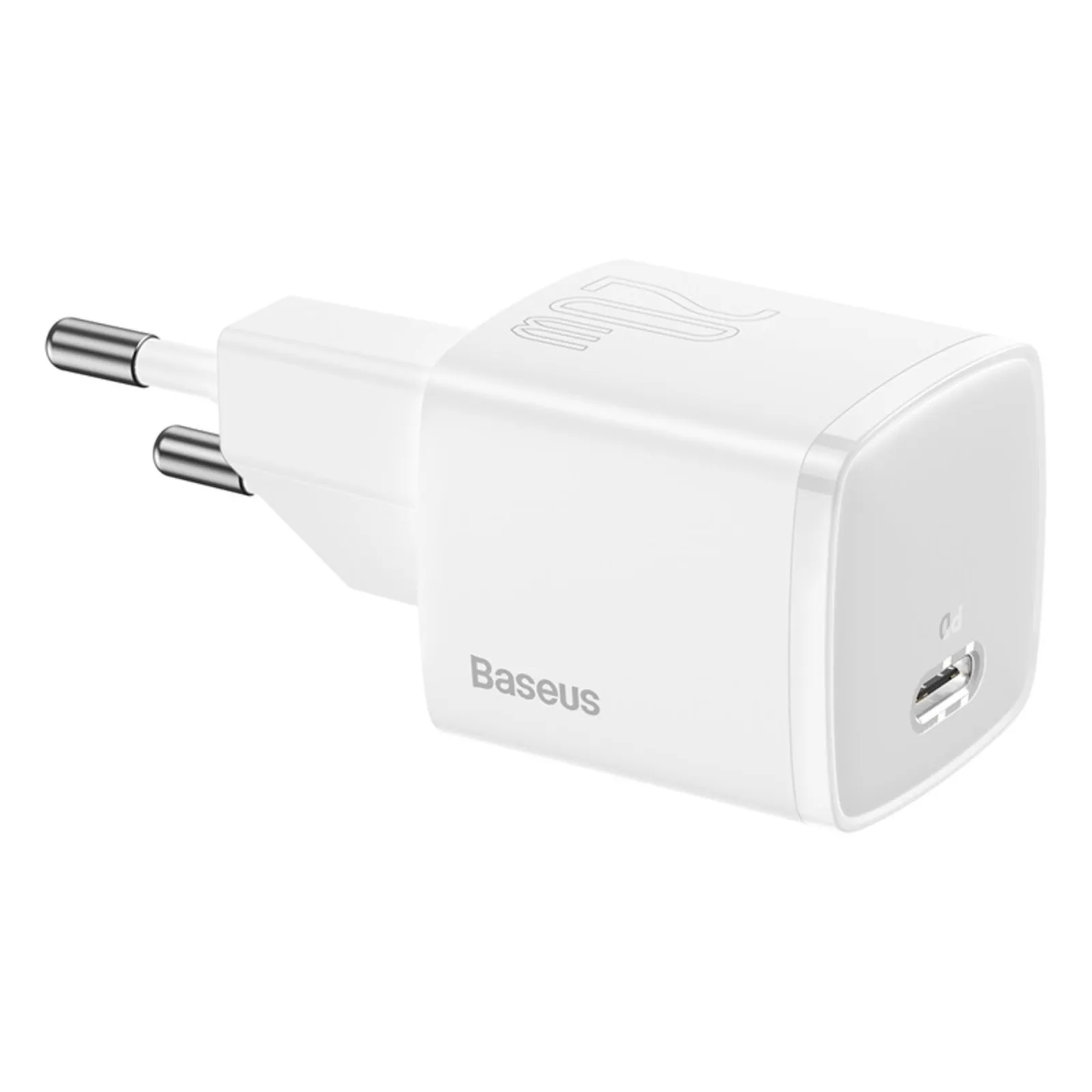 Ładowarka sieciowa USB-C PD Cube 20W - biała