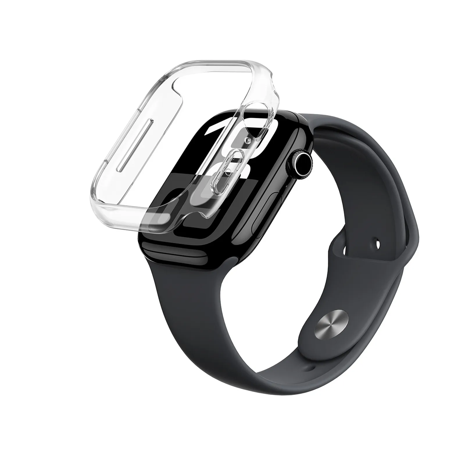 Etui pokrowiec do zegarka Apple Watch 46mm Minimal Case - przezroczyste