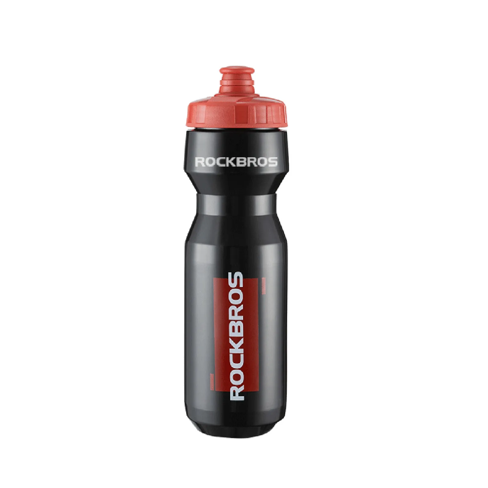 Bidon rowerowy butelka 750 ml - czarno czerwona