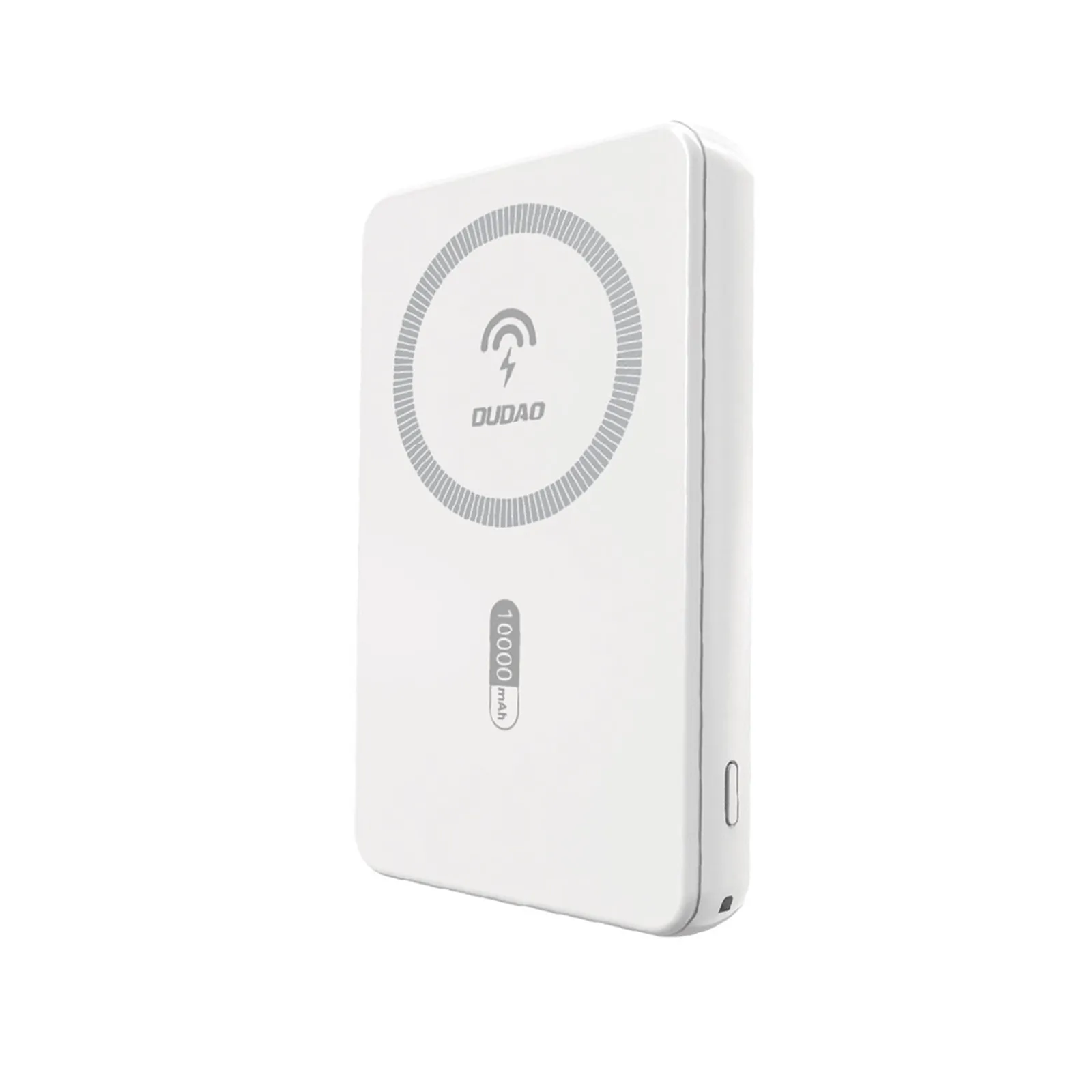 Powerbank magnetyczny K14S 5000mAh USB-A USB-C 20W - biały