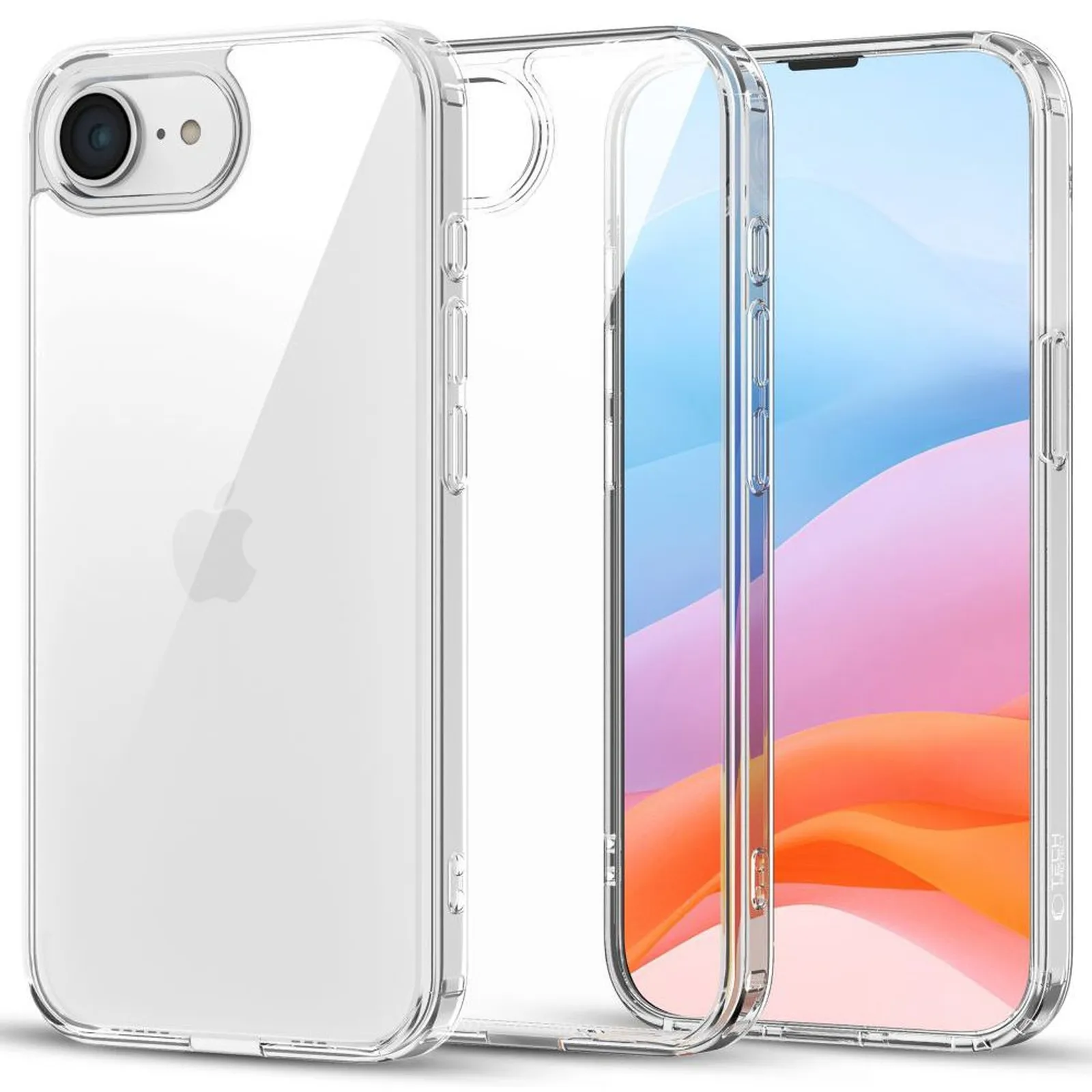 Etui pokrowiec na iPhone 16e / 17e FlexAir Hybrid - przezroczysty