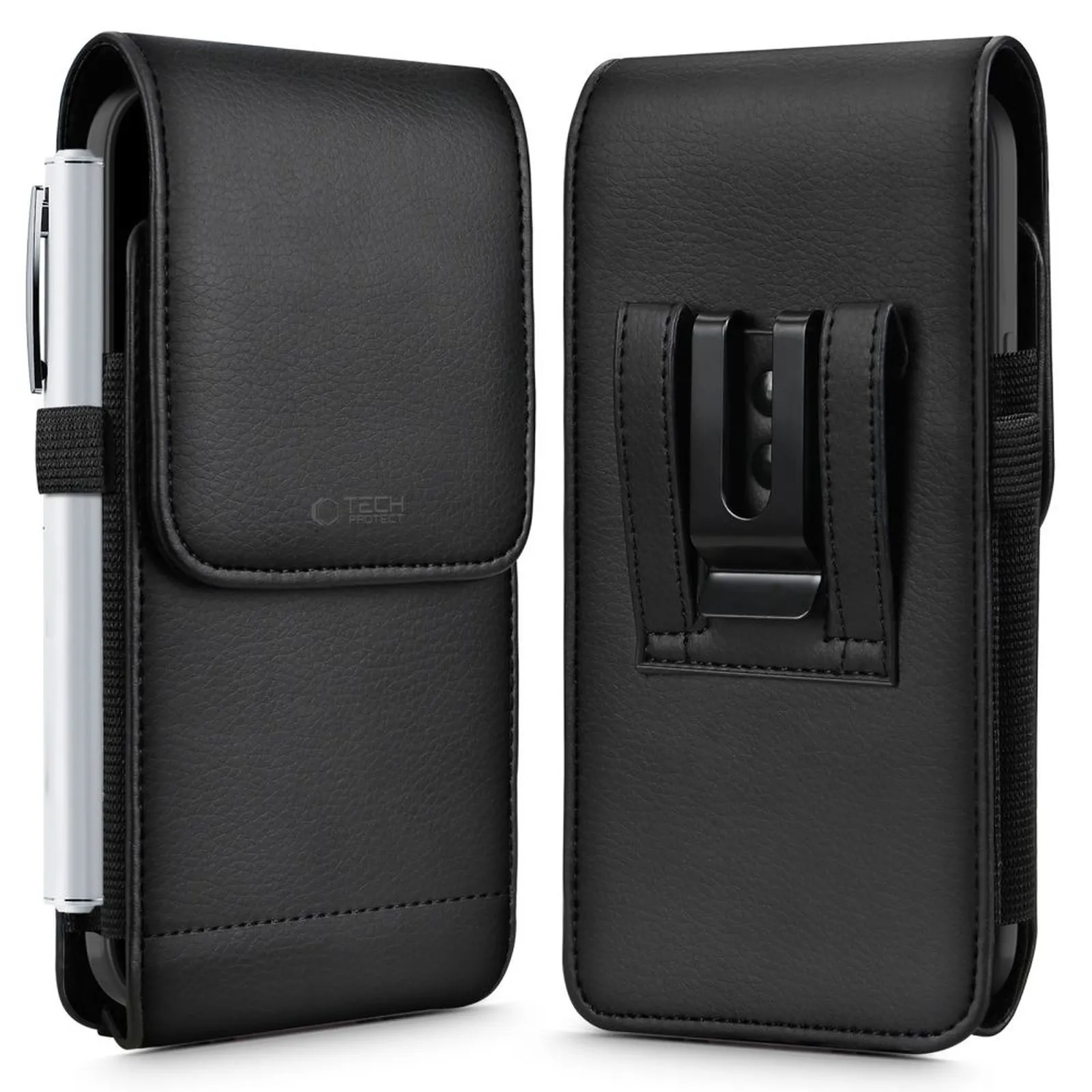 Etui kabura do paska dla smartfonów 5.8-6.8'' - czarna