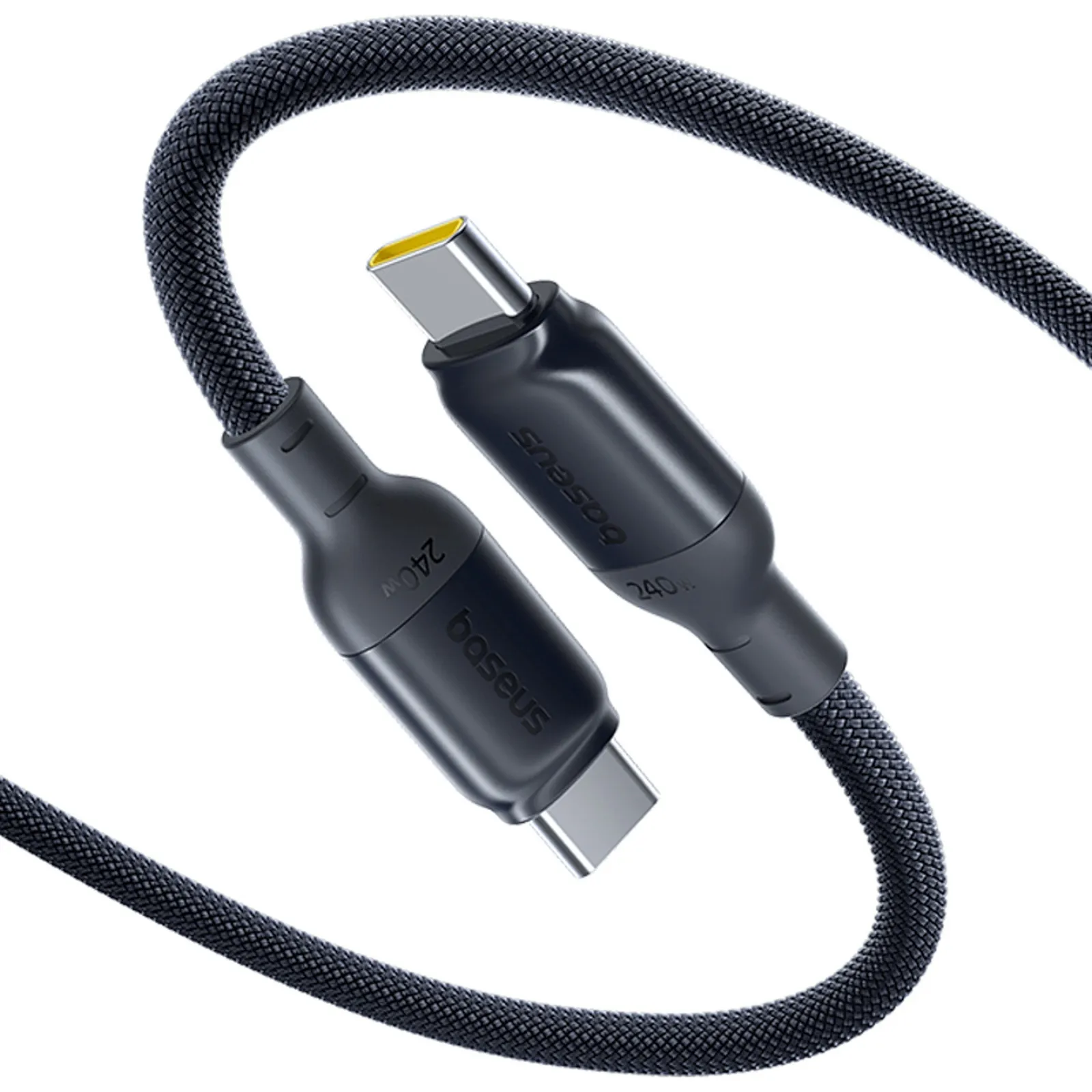 Kabel przewód USB-C PicoGo Fast Charging 240W 1m - czarny