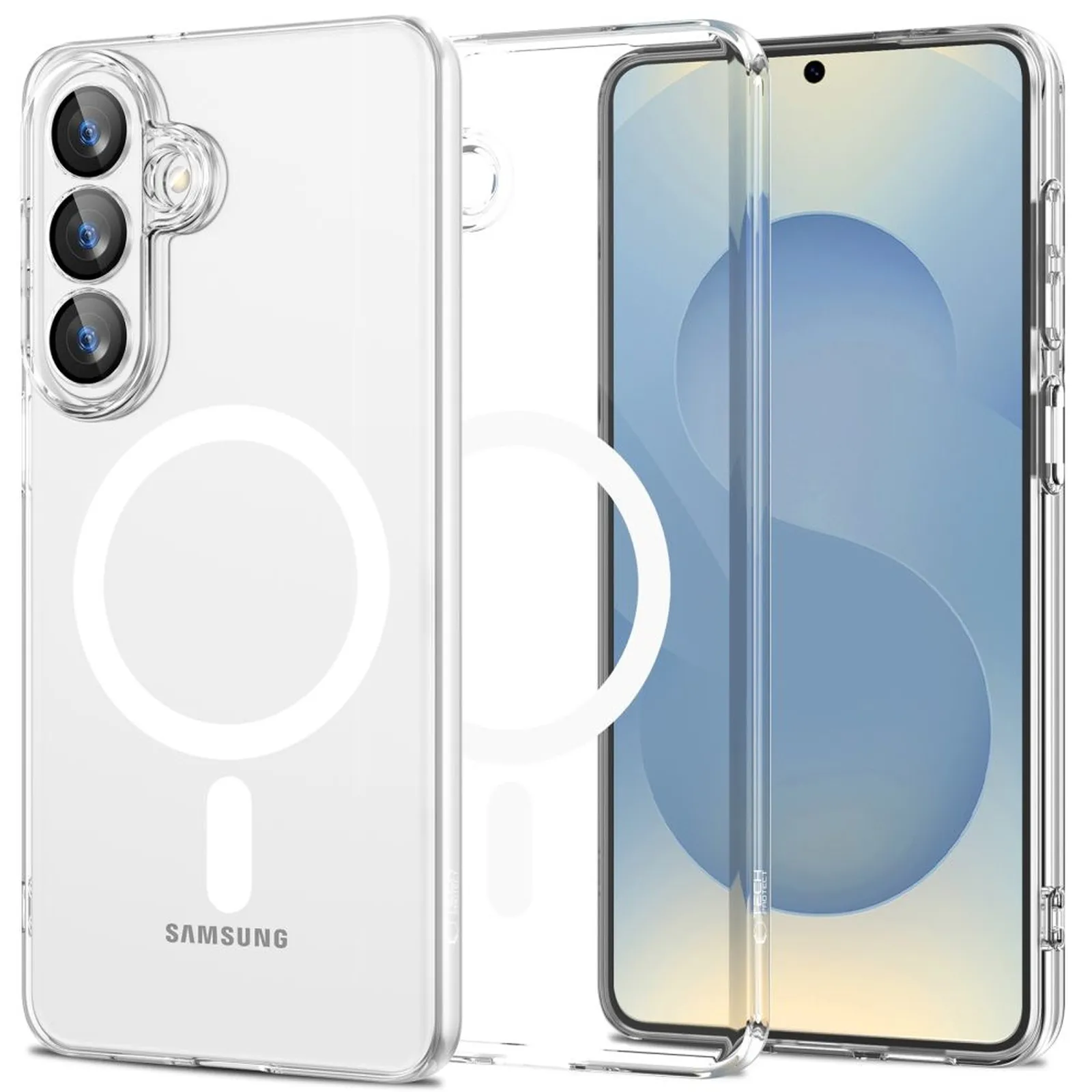 Etui pokrowiec case na Samsung Galaxy S26 FlexAir MagSafe - przezroczysty