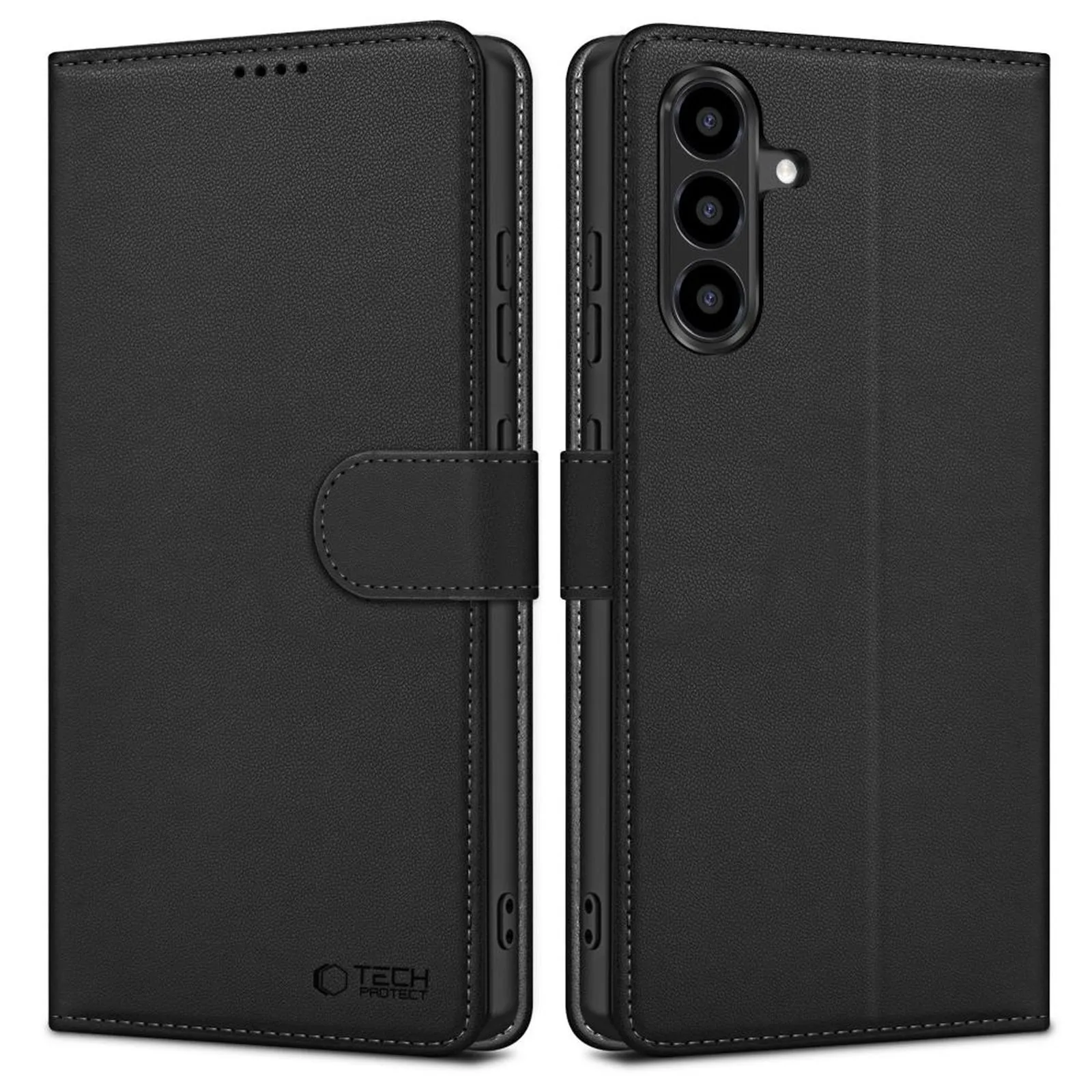 Etui pokrowiec z klapką na Samsung Galaxy A57 5G Wallet - czarny
