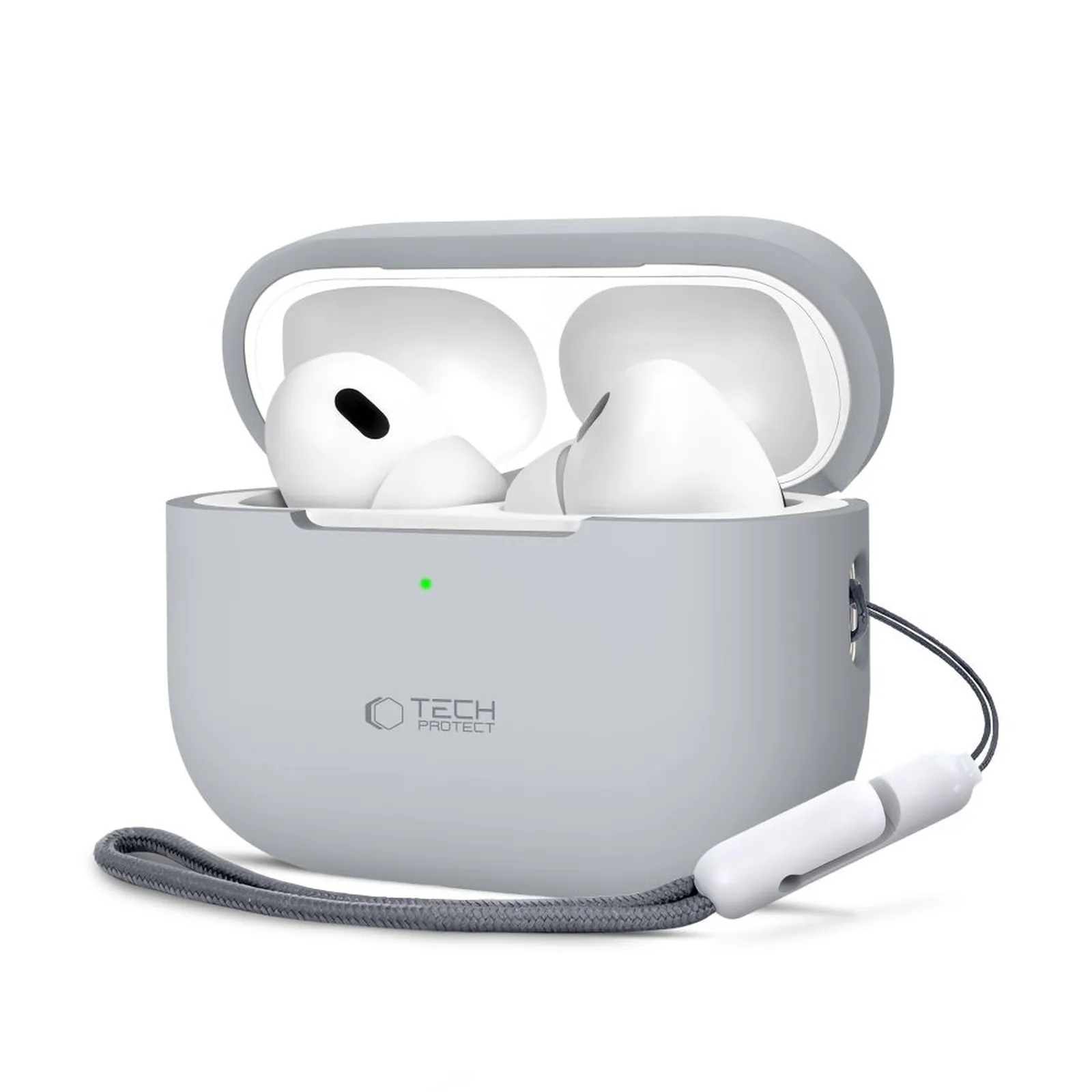 Etui pokrowiec na Apple AirPods Pro 1 / 2 Silicone - szary