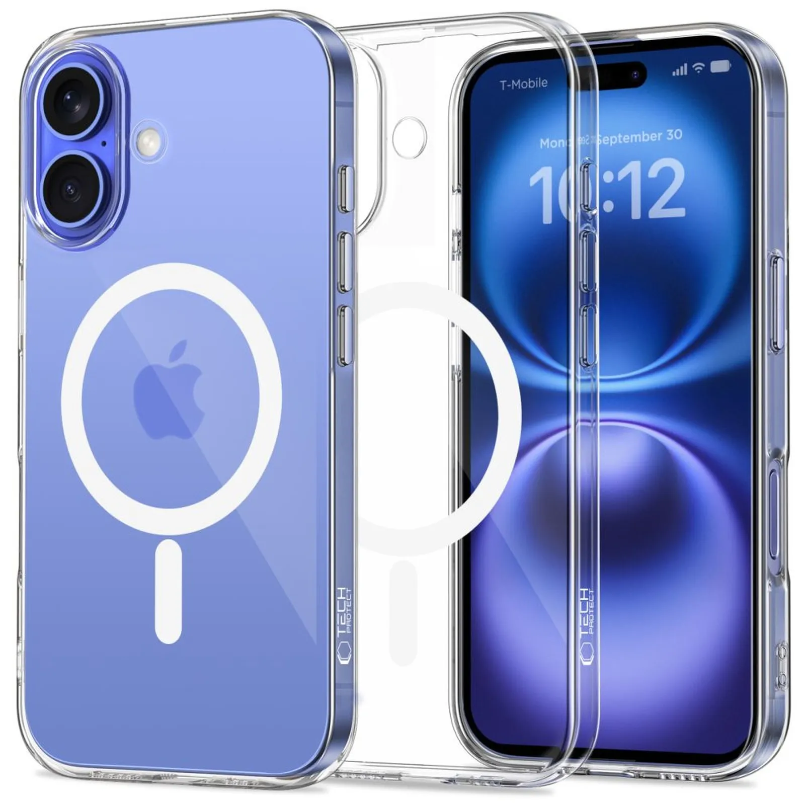 Etui pokrowiec na iPhone 16 FlexAir MagSafe - przezroczysty