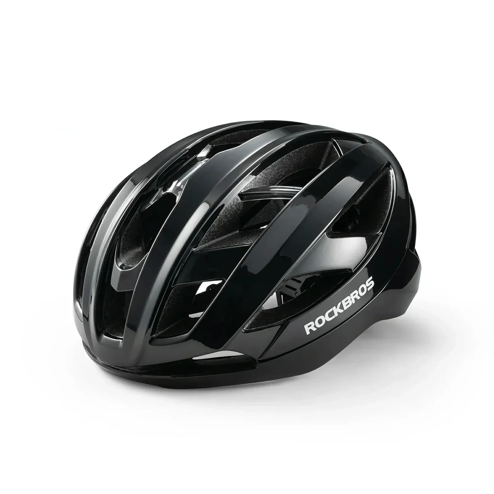 Kask rowerowy z ramą wzmacniającą 58-62 cm - czarny