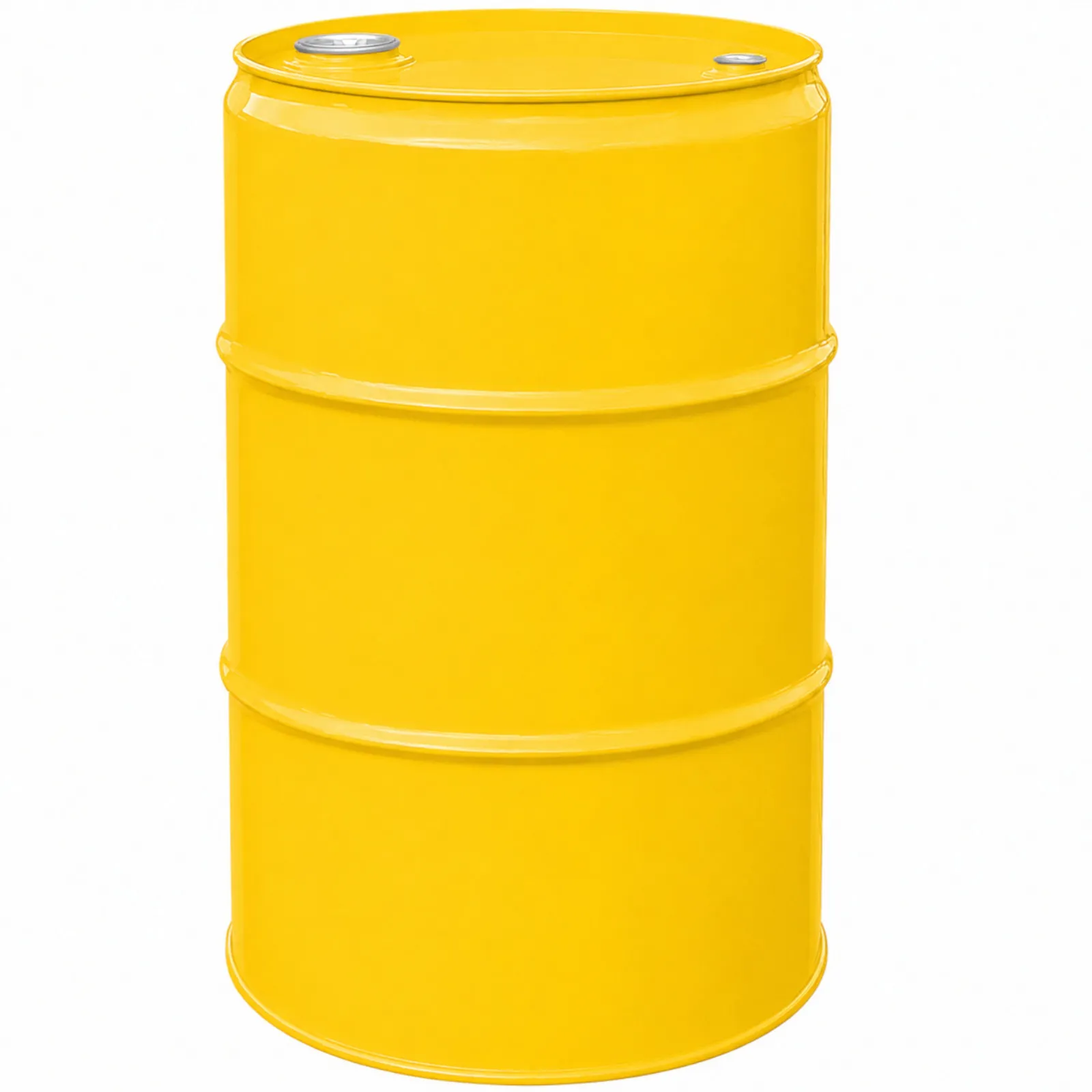 Beczka stalowa metalowa TH 60L korki 2 i 3/4 - ZÓŁTA