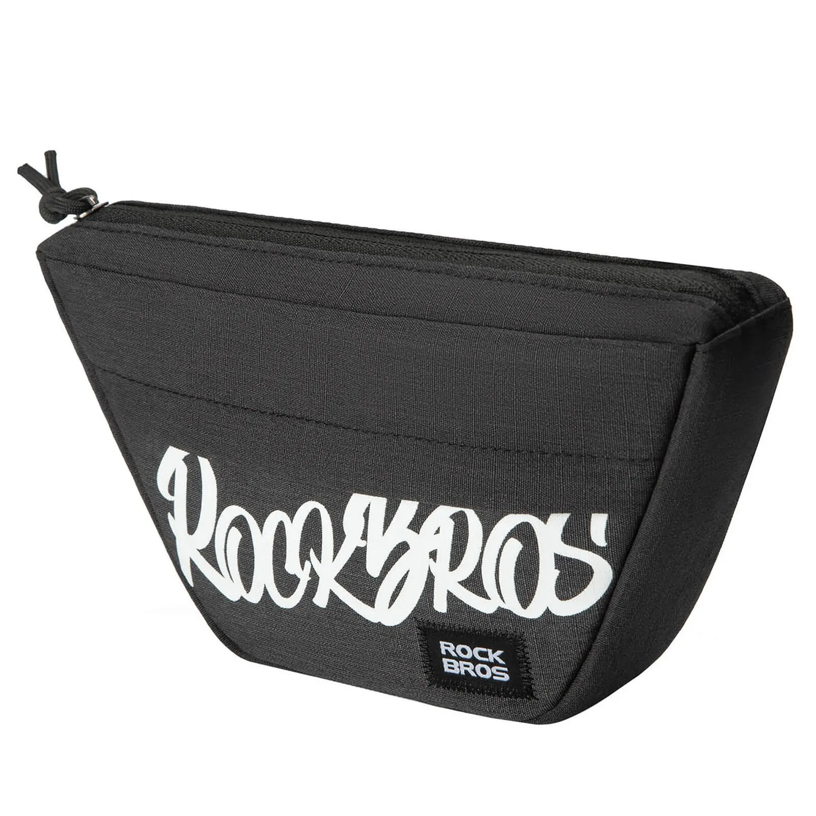 Torba rowerowa na kierownicę trapezoidalna 0.7 l - czarna