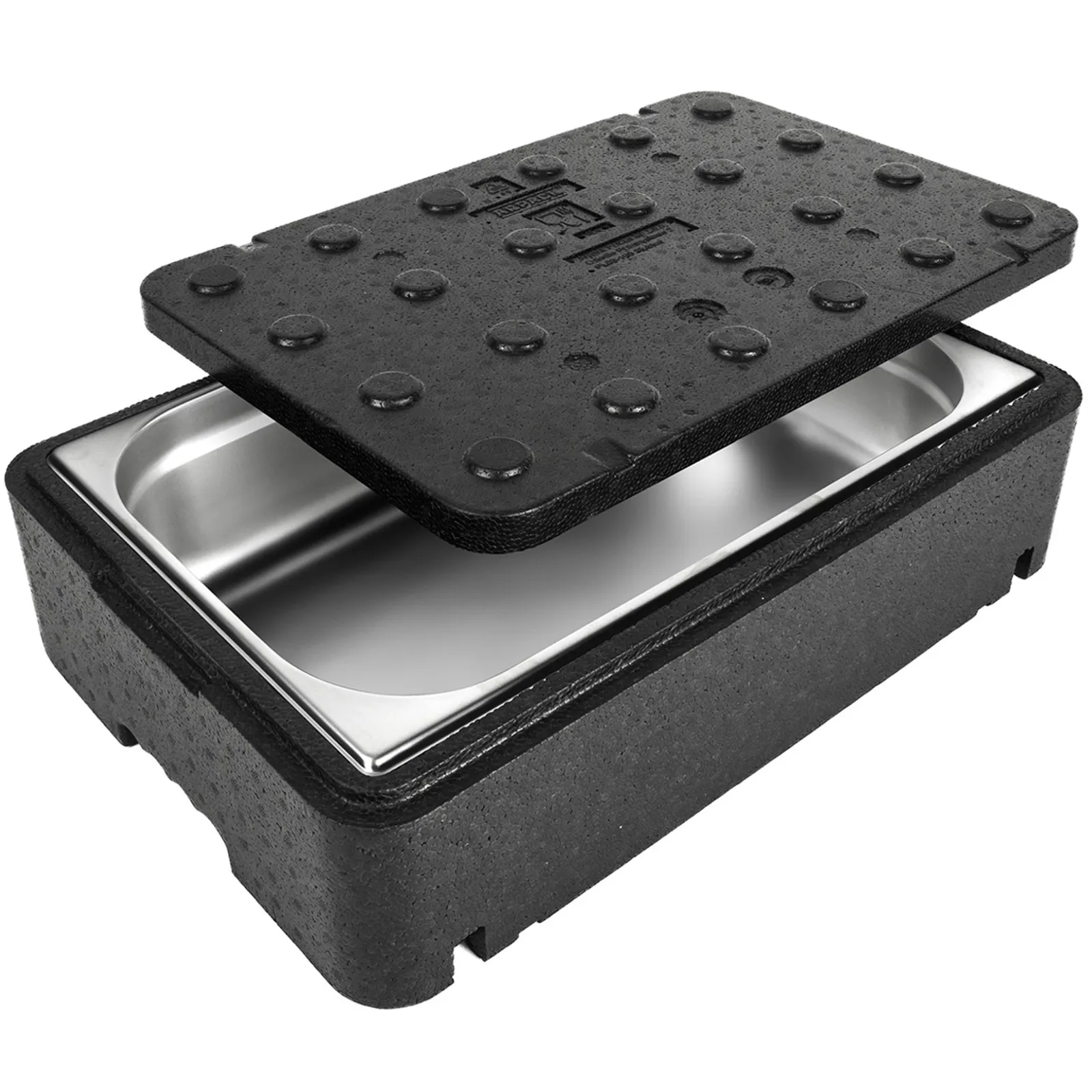 Termobox pudełko termos pojemnik termiczny z pokrywką do żywności leków 600x400x166mm 23L GN1/1