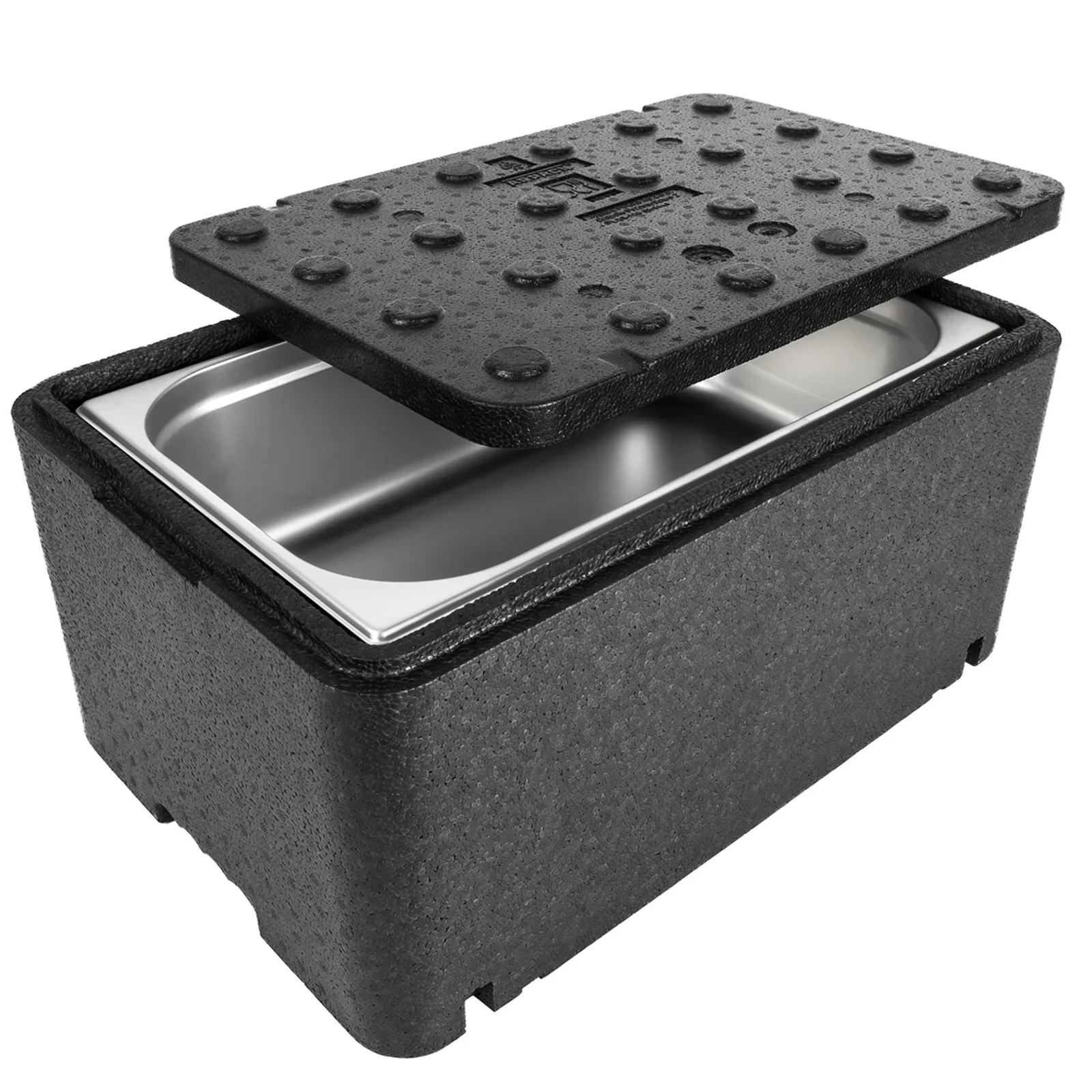 Termobox pudełko termos pojemnik termiczny z pokrywką do żywności leków 600x400x296mm GN1/1 48L